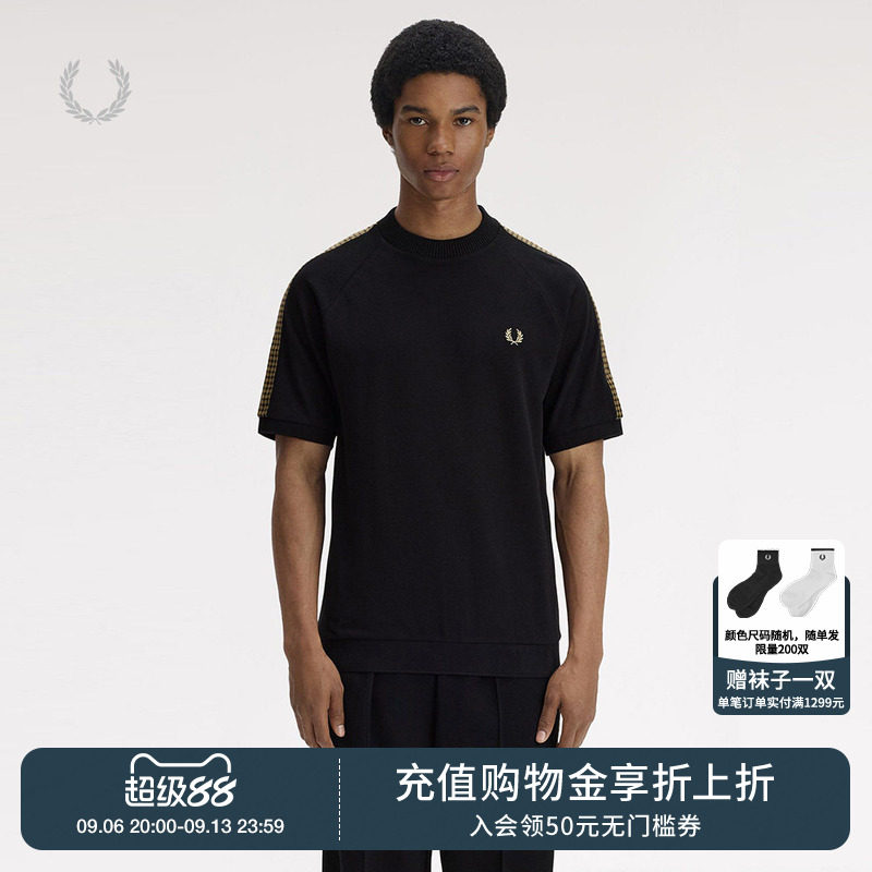 FREDPERRY短袖T恤简约英伦风图片