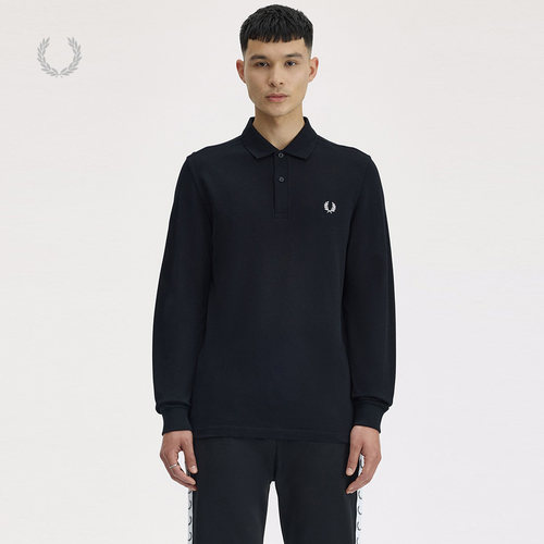 FREDPERRY长袖polo衫简约基础款