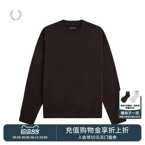 FREDPERRY宽松圆领卫衣