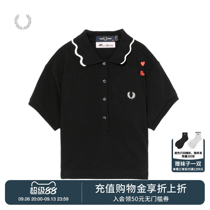 FREDPERRY短袖polo衫青春少女图片