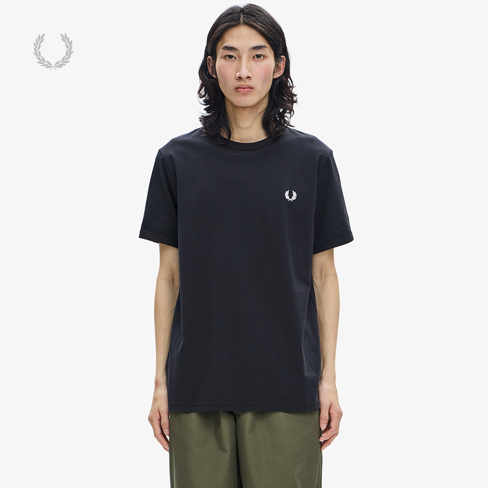 FREDPERRY短袖夏季休闲麦穗刺绣