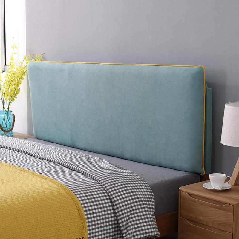 定做双人软包布艺床头靠垫