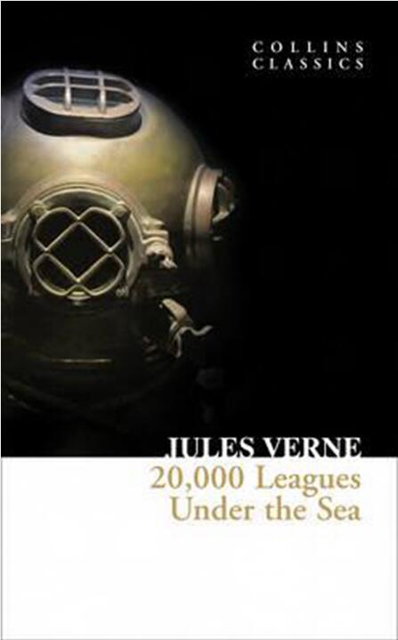 海底两万里英文原版 20,000 Leagues Under The Sea儒勒凡尔纳 Jules Verne柯林斯经典系列中图