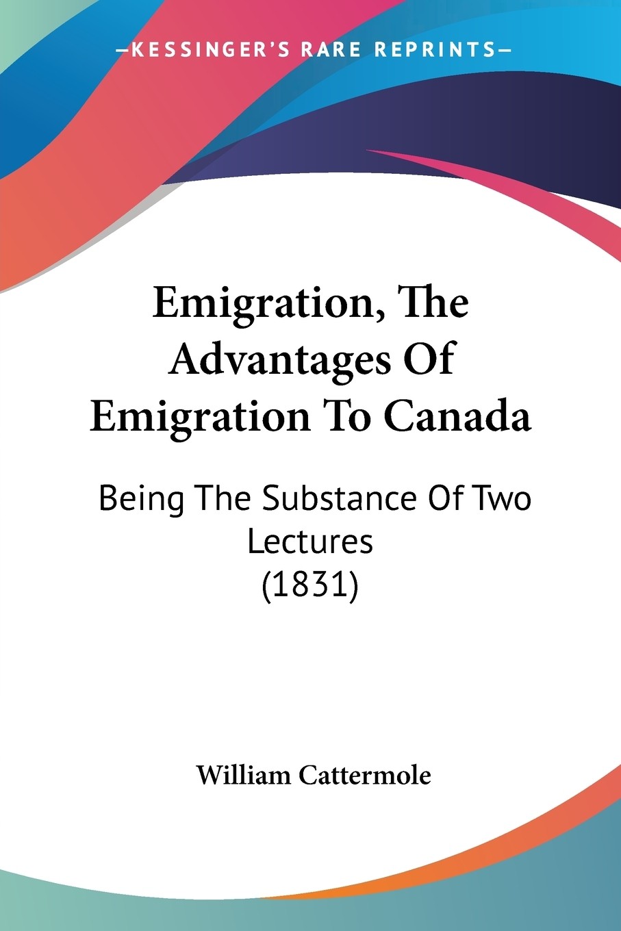 预售 按需印刷 emigration  the advantages of emigration to canada