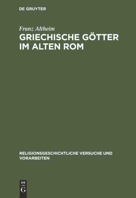 预售按需印刷 Griechische G?tter im alten Rom