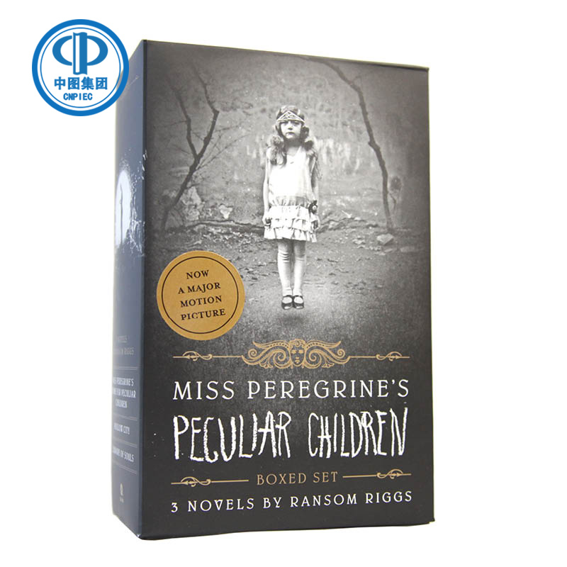 英文进口佩小姐的奇幻城堡:怪奇孤儿院Miss Peregrine's Peculiar boxset怪屋女孩3本全套装书科幻恐怖惊悚电影小说