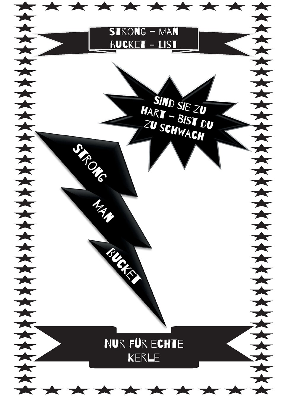 预售 按需印刷strong-man-bucket-list德语ger