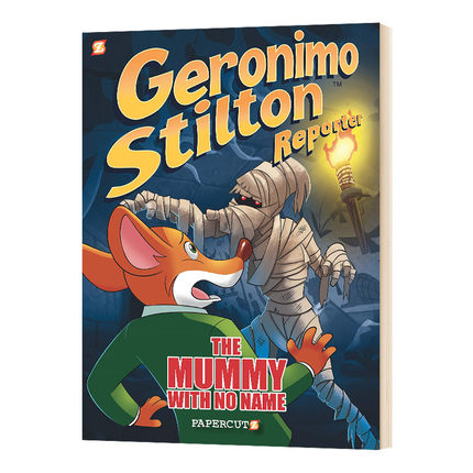 老鼠记者 全彩漫画小说4 Geronimo Stilton Reporter 4 The Mummy With No Name 英文原版 精装 英文版进口英语书籍 书籍/杂志/报纸 原版其它 原图主图