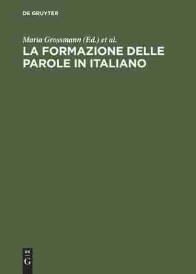 预售 按需印刷 La Formazione Delle Parole in Italiano