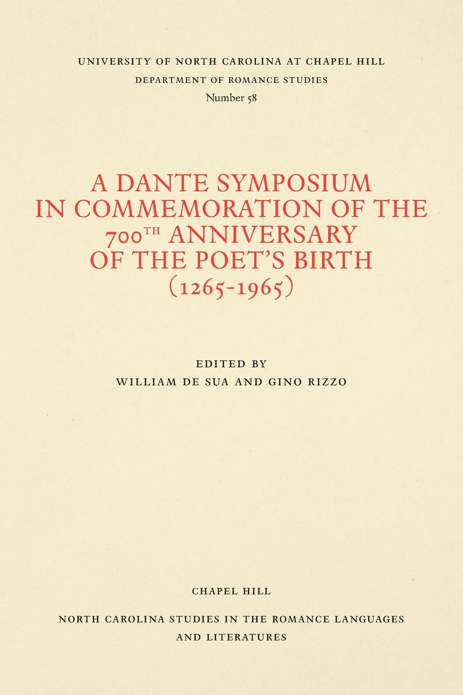 【预售按需印刷】a dante symposium in commemoration of the 700th