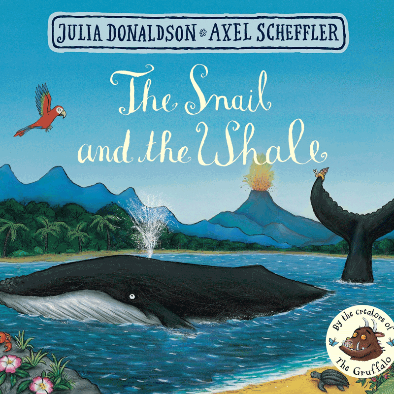 英文原版 小海螺和大鲸鱼 the snail and the whale 名家绘本