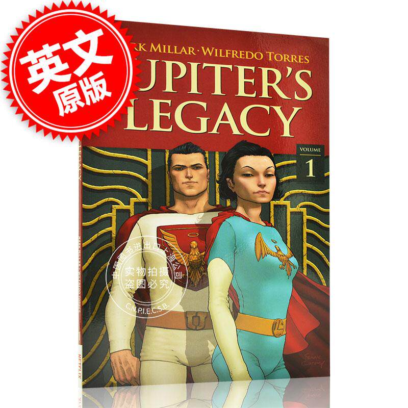 朱庇特传奇 vol1 英文原版 jupiters legacy, volume 1网飞同名剧集