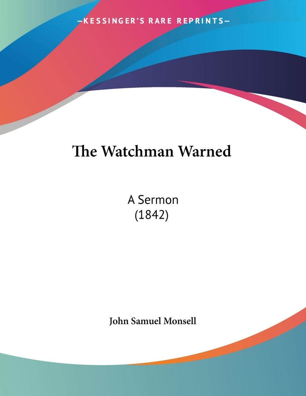 【预售 按需印刷】the watchman warned