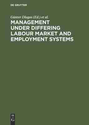 预售 按需印刷 Management Under Differing Labour Market and Employment Systems