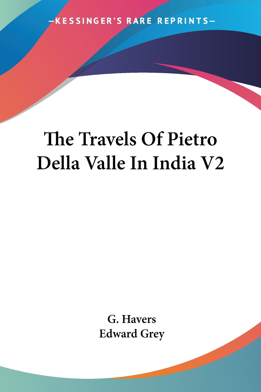 【预售按需印刷】The Travels Of Pietro Della Valle In India V2