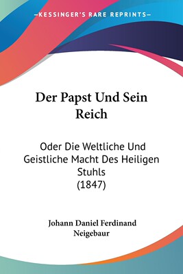 预售 按需印刷 Der Papst Und Sein Reich德语ger