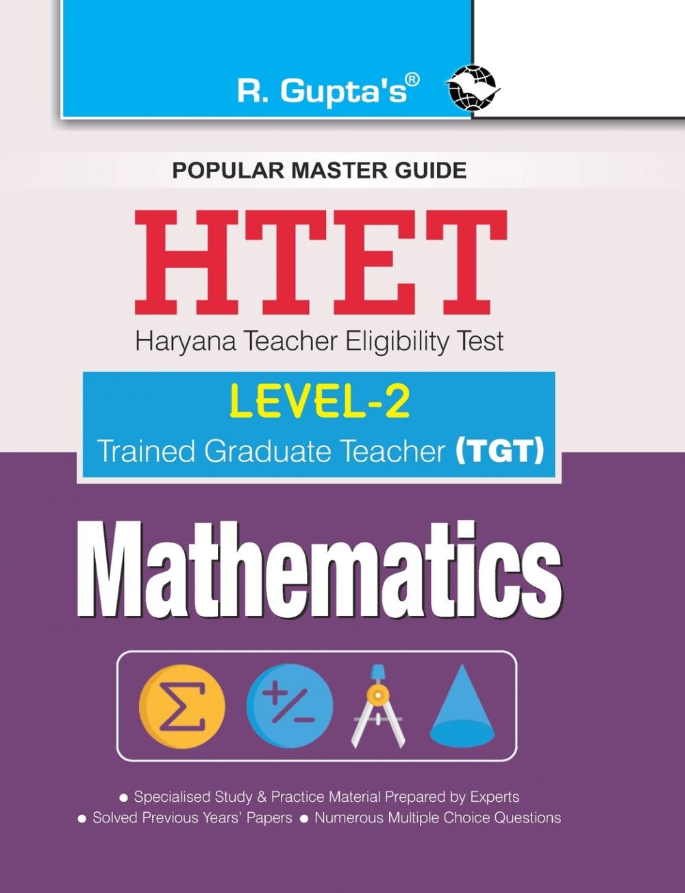 预售 按需印刷 HTET (TGT) Trained Graduate Teacher (Level2) Mathematics (Class VI to VIII) Exam Guide 书籍/杂志/报纸 进口教材/考试类/工具书类原版书 原图主图