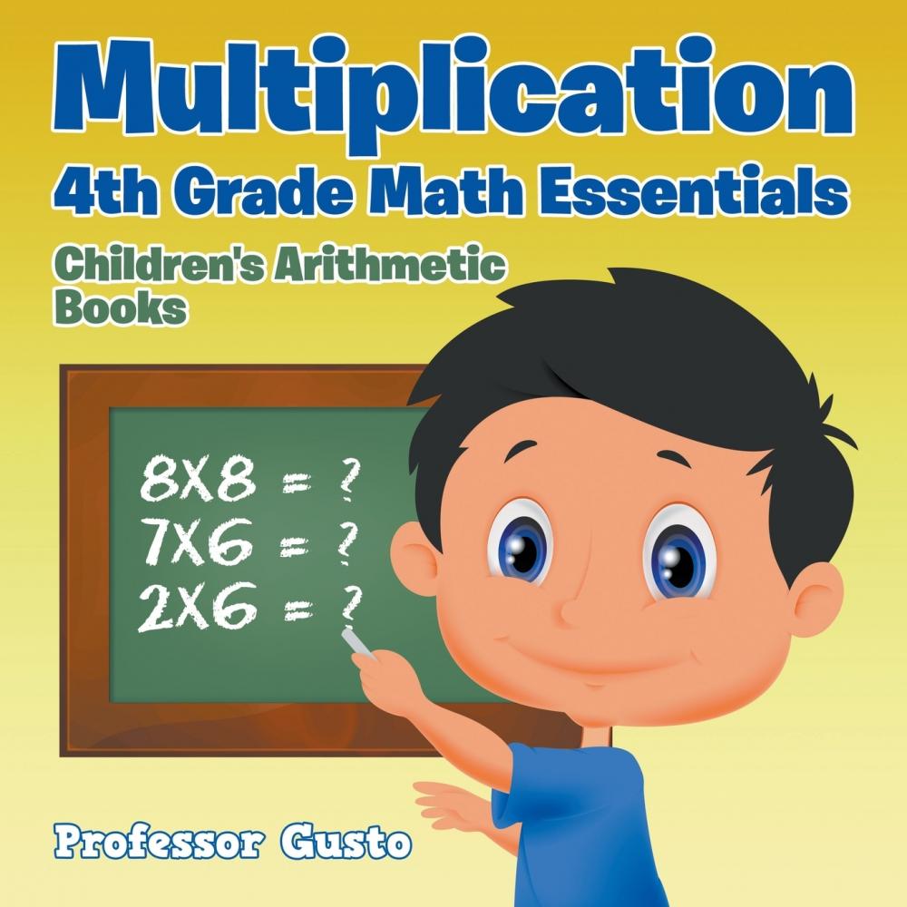 预售按需印刷Multiplication 4Th Grade Math Essentials| Children s Arithmetic Books