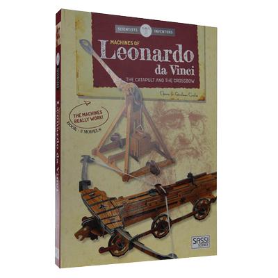 英文进口LEONARDO DAVINCI'S WAR MACHINES.CATAPULT & CROSSBOW 3D列奥纳多达芬奇的战争机器 弹射器和弩 手工操作书