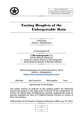 【预售 按需印刷】Tasting Droplets of the Unforgettable Rain