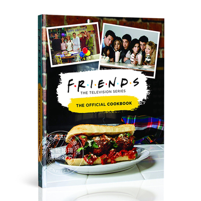 老友记 官方食谱 全彩插图精装版 英文原版 Friends:The Official Cookbook 美剧电视情景喜剧周边书 进口画册 中图