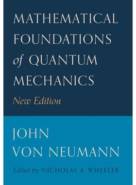 预售 Mathematical Foundations of Quantum Mechanics量子力学的数学基础