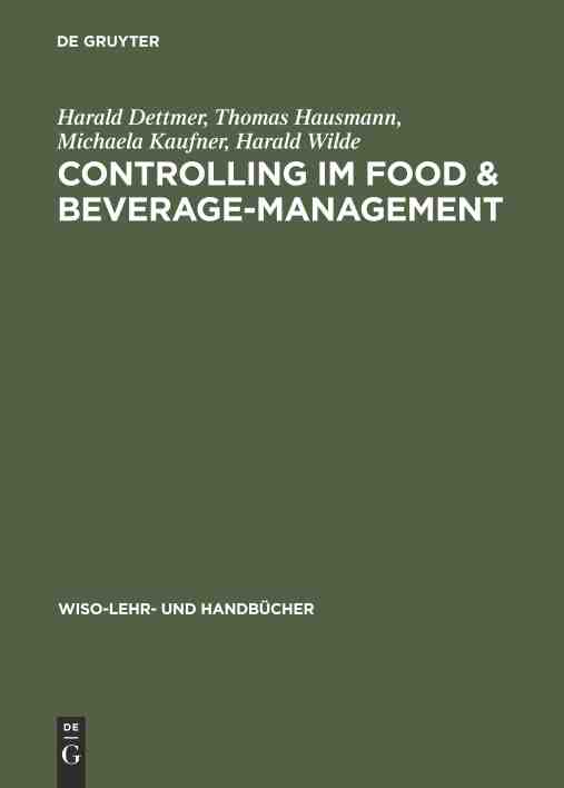 预售按需印刷 Controlling im Food& Beverage Management