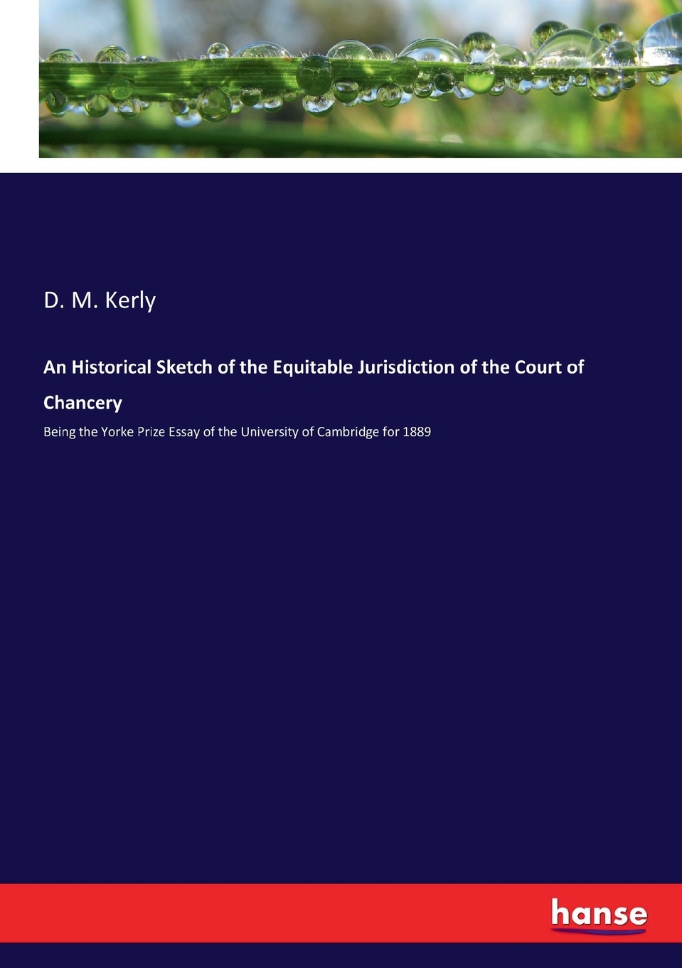 预售 按需印刷 An Historical Sketch of the Equitable Jurisdiction of the Court of Chancery 书籍/杂志/报纸 人文社科类原版书 原图主图