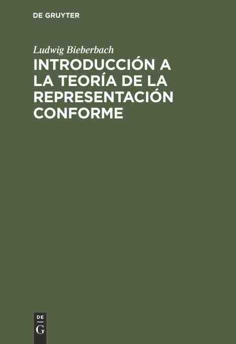 预售按需印刷 Introducción a la teoría de la representación conforme