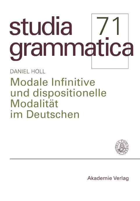 预售按需印刷 Modale Infinitive Und Dispositionelle Modalitat Im Deutschen