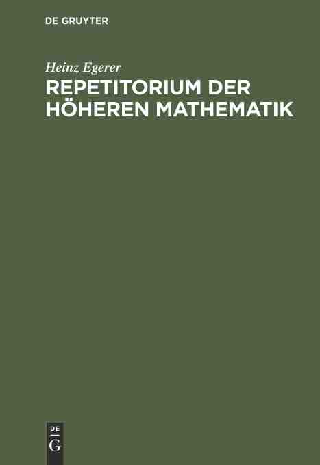 预售按需印刷 Repetitorium der h?heren Mathematik