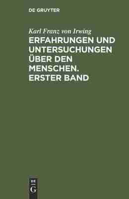 预售 按需印刷 Erfahrungen und Untersuchungen über den Menschen. Erster Band