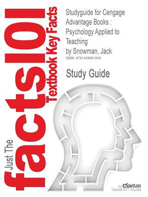 【预售 按需印刷】Studyguide for Cengage Advantage Books