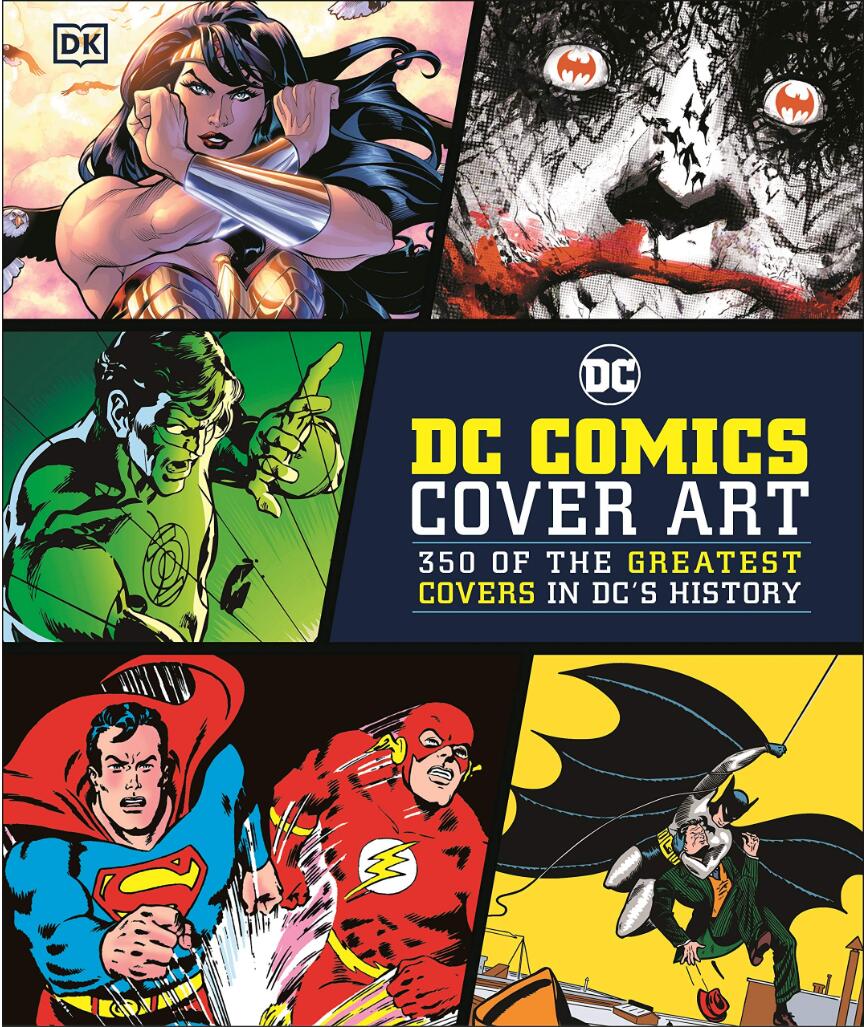 DC漫画封面艺术画集 英文原版 DC Comics Cover Art 精装艺术画册 Nick Jones 正义联盟超人蝙蝠侠神奇女侠漫画封面集 中图