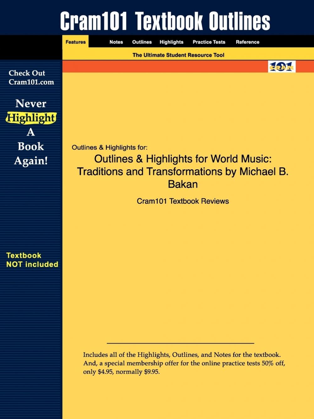 【预售 按需印刷】Outlines & Highlights for World Music 书籍/杂志/报纸 原版其它 原图主图