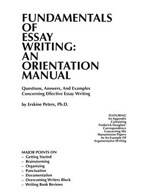 预售 按需印刷Fundamentals of Essay Writing
