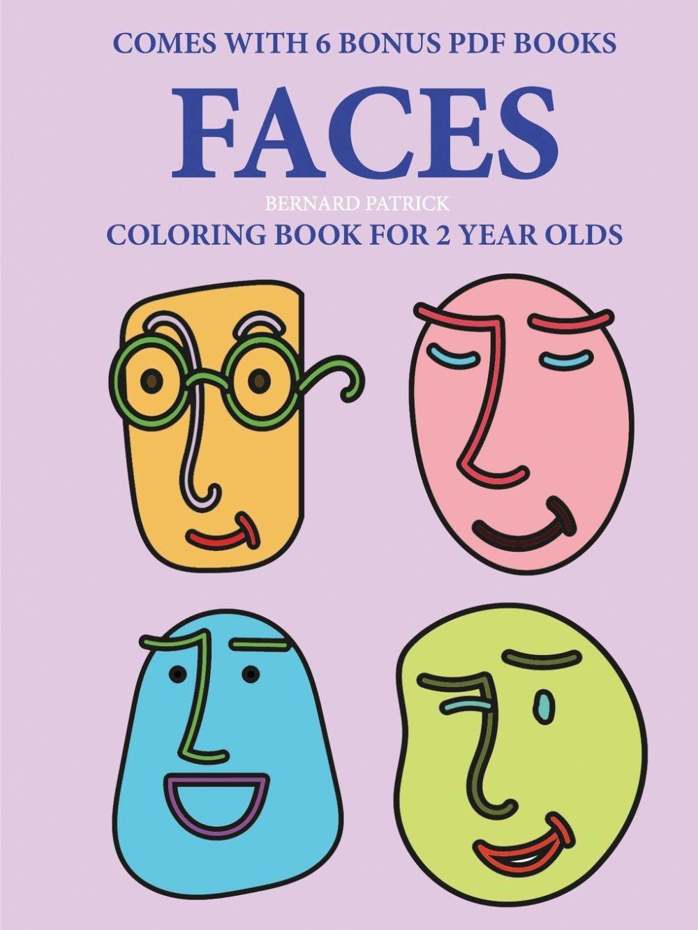 【预售 按需印刷】coloring books for 2 year olds (faces )