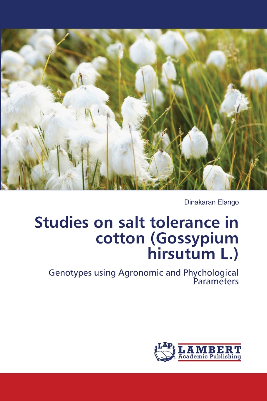 预售 按需印刷 studies on salt tolerance in cotton (gossypium