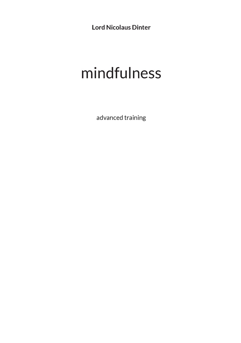 预售 按需印刷 mindfulness