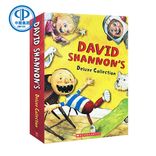 David Shannon's Deluxe Collection大卫香农作品集（全10册含进口原版音频） 包括《大卫不可以》《鸭子骑车记》等作品