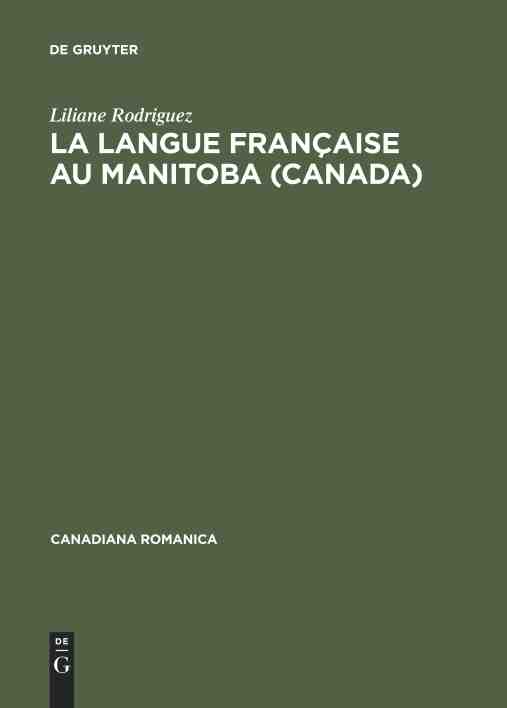 预售按需印刷 La langue fran?aise au Manitoba(Canada)