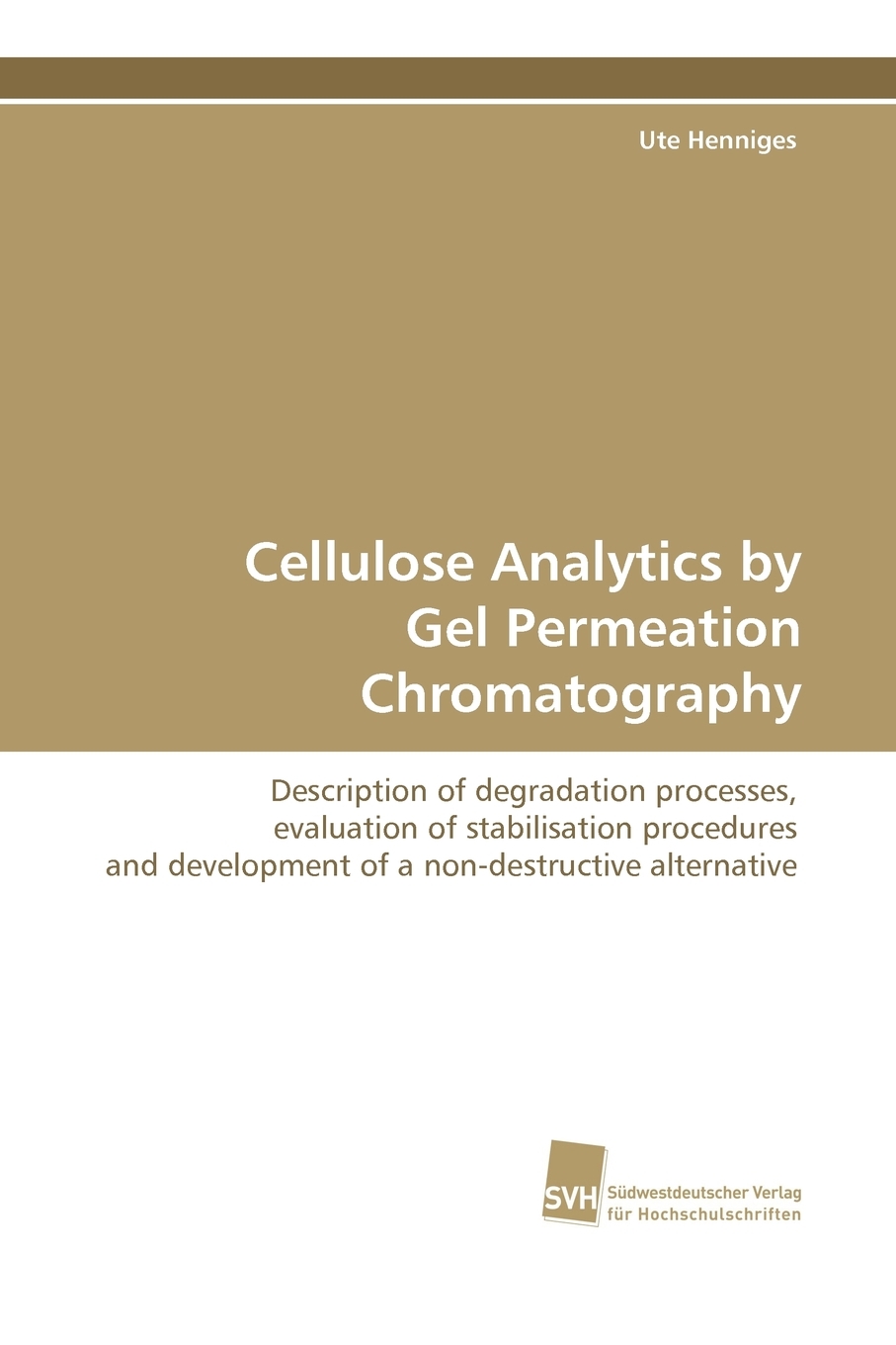 【预售 按需印刷】Cellulose Analytics by Gel Permeation Chromatography 书籍/杂志/报纸 原版其它 原图主图