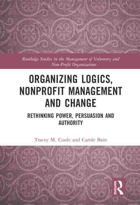 预售 按需印刷 Organizing Logics  Nonprofit Management and Change