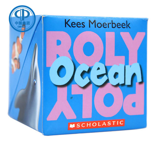 进口英文原版 Roly Poly Pop-up: Ocean 魔术方块立体游戏书：海洋 Scholastic学乐出版社 玩具书