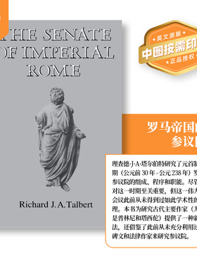 普林斯顿预售 The Senate of Imperial Rome 罗马帝国的参议院 英文原版  [9780691102382]