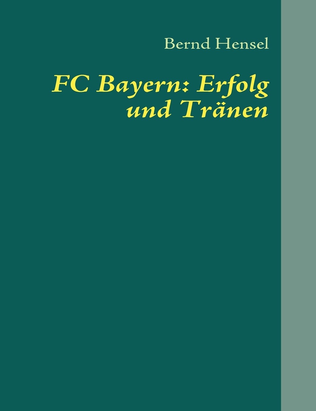 预售 按需印刷fc bayern德语ger