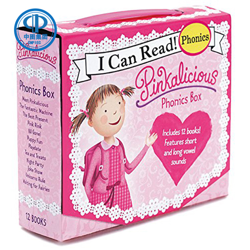 英文原版绘本 Pinkalicious Phonics Box Set粉红控 I Can Read