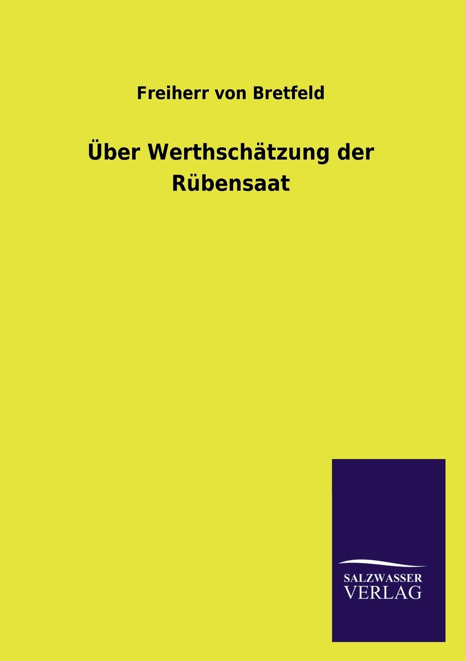 预售按需印刷 Uber Werthschatzung Der Rubensaat德语ger