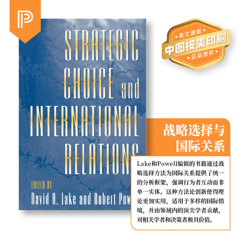 普林斯顿预售   战略选择与国际关系 Strategic Choice and International Relations 英文原版