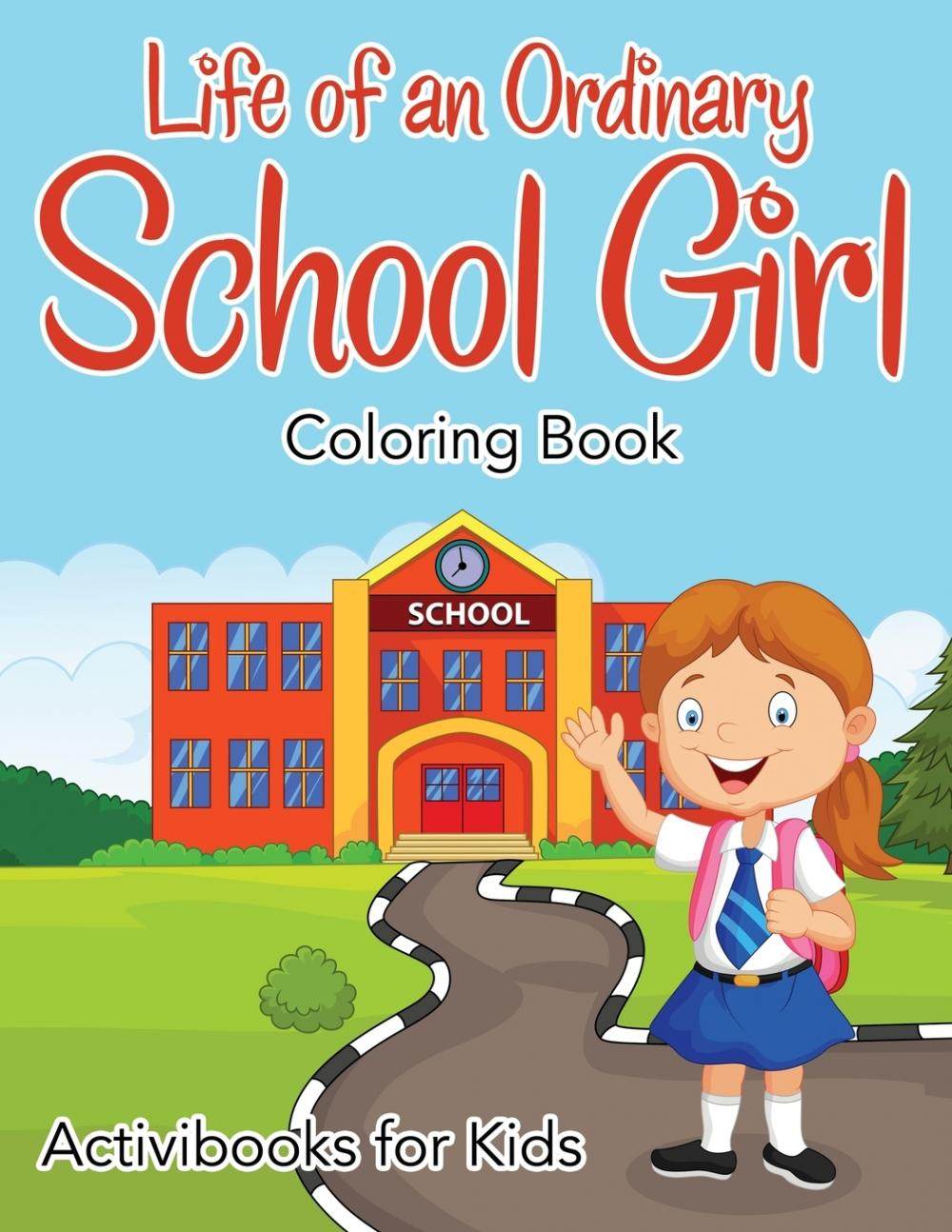 【预售 按需印刷】life of an ordinary school girl coloring book